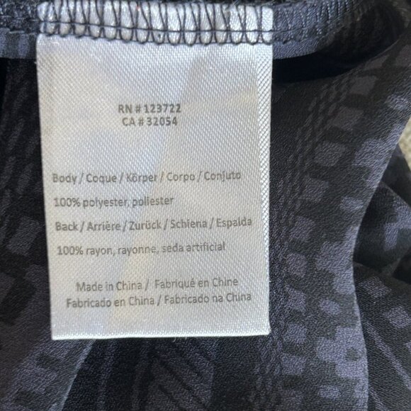 Anthropologie One September Gray Blue Barranco Tunic Size Medium - Picture 3 of 9